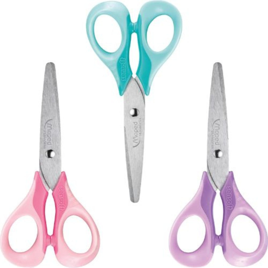 Maped - Stainless Steel Scissors 13cm - Pastel x 1pc Assortment