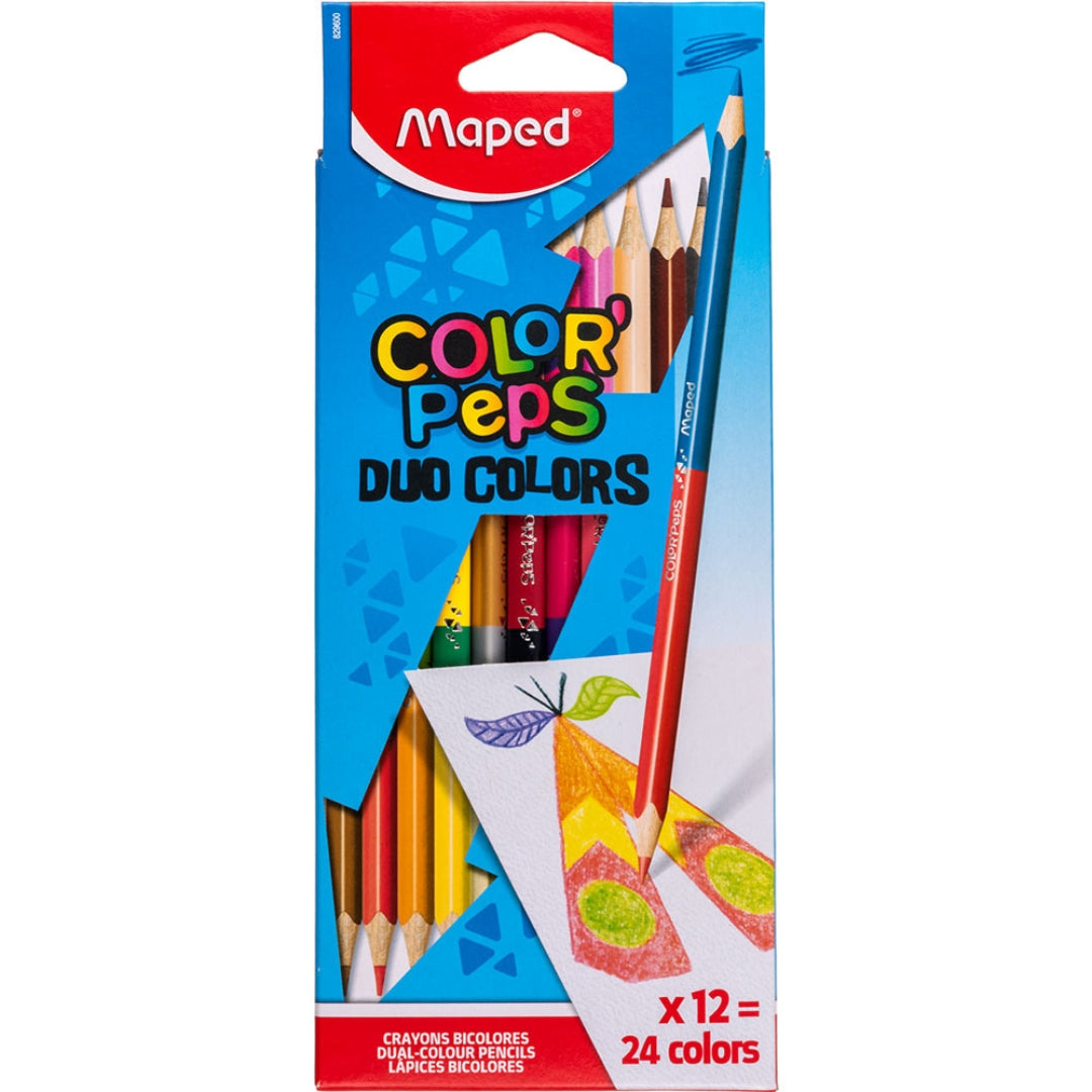 Maped - Color'Peps - Duo Colors A Pack Of 12/24pcs
