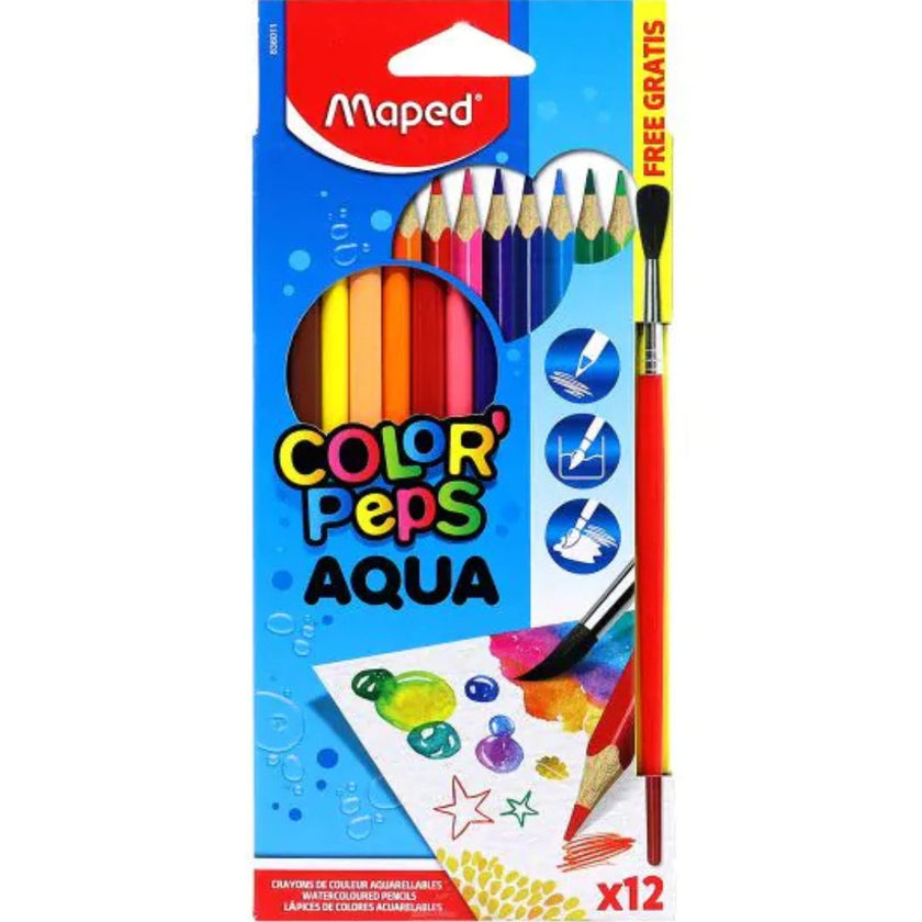 Maped - Color'Peps - Aqua A Pack Of 12pcs