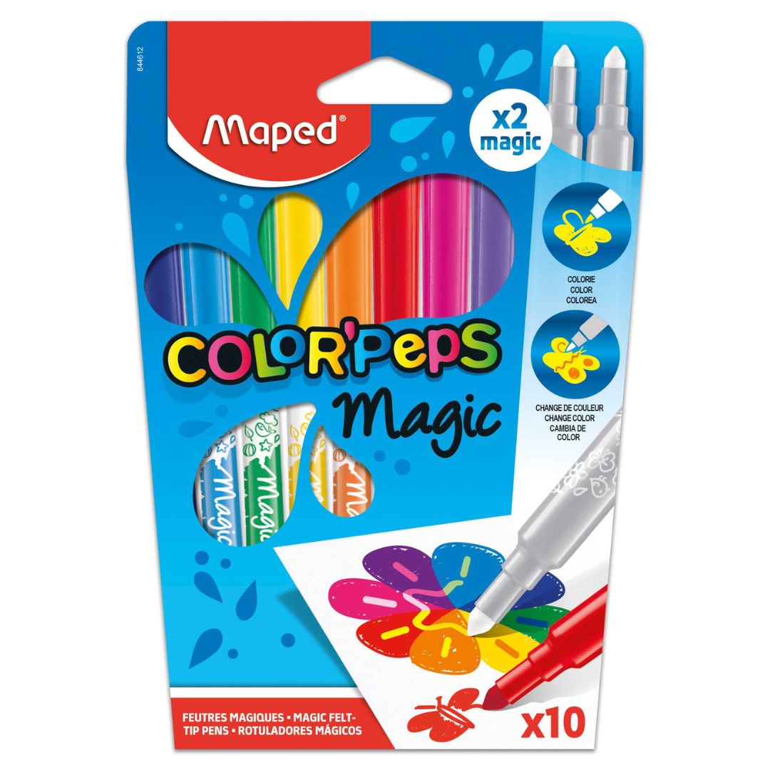 Maped Color'Peps Magic Colour-Change Markers A Pack Of 8pcs + 2 Change Markers