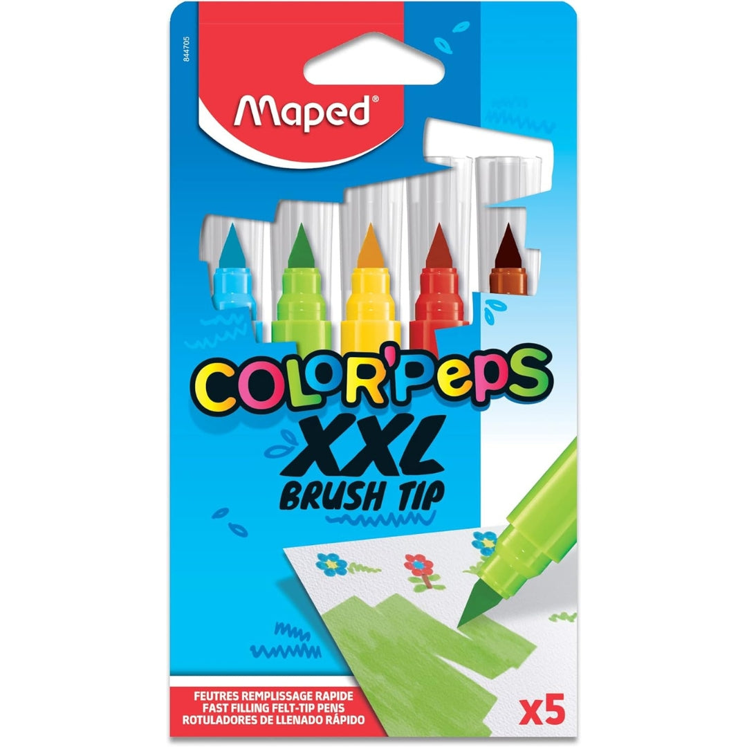Maped Color'Peps XXL Brush Tip A Pack Of 5pcs