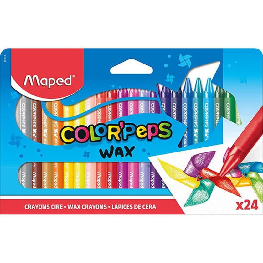 Maped - Color'Peps - Wax Crayons A Pack Of 24pcs
