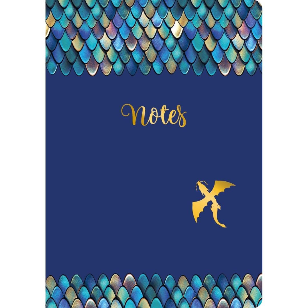 A5 Maped Lined Notebook 80p - Dragon