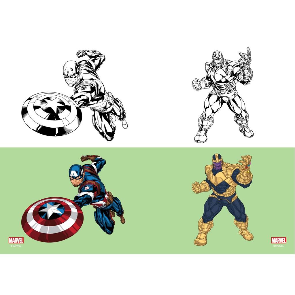 A5+ Captain America Ruled Notebook