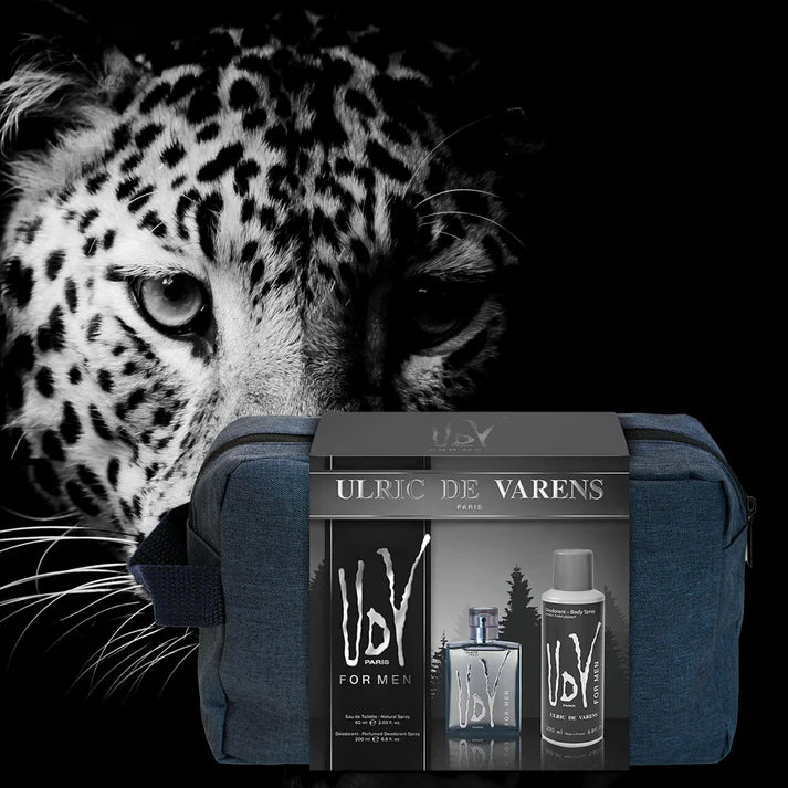 Ulric De Varens Masculine Eau De Toilette 60ml + Deodorant 200ml - For Men