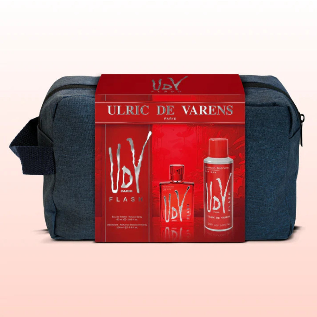 Ulric De Varens Masculine Eau De Toilette 60ml + Deodorant 200ml - Flash
