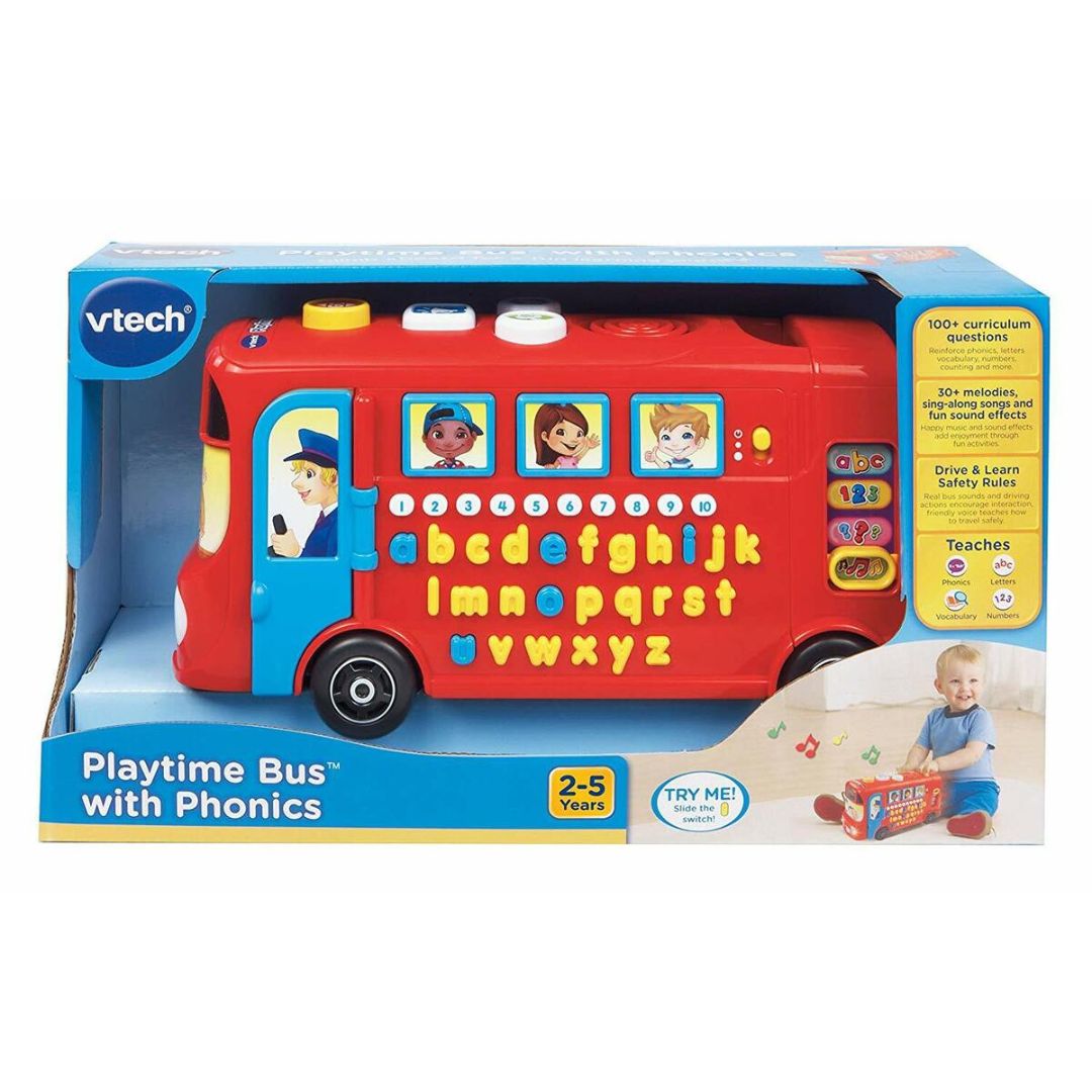 Vtech Baby Playtime Bus With Phonics +2y