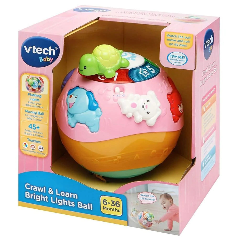 Vtech Crawl & Learn Bright Lights Ball - Pink