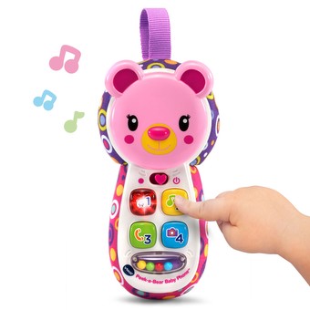 Vtech Baby Peek & Play Phone Pink +3m