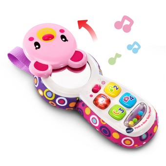 Vtech Baby Peek & Play Phone Pink +3m