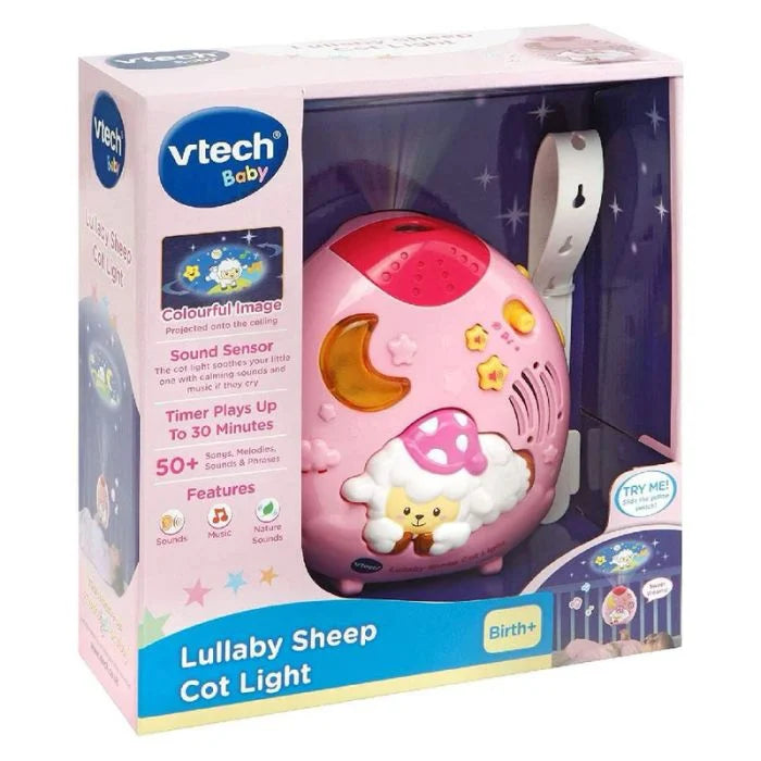 Vtech Baby Lullaby Sheep Cot Light - Pink