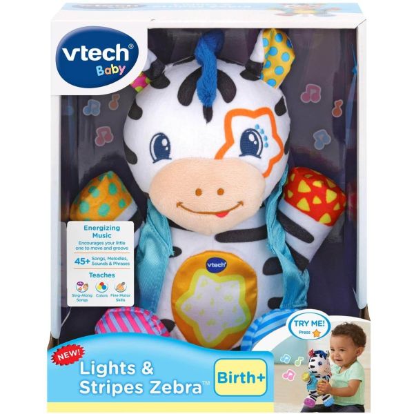 Vtech Lights & Stripes Zebra Baby Toy