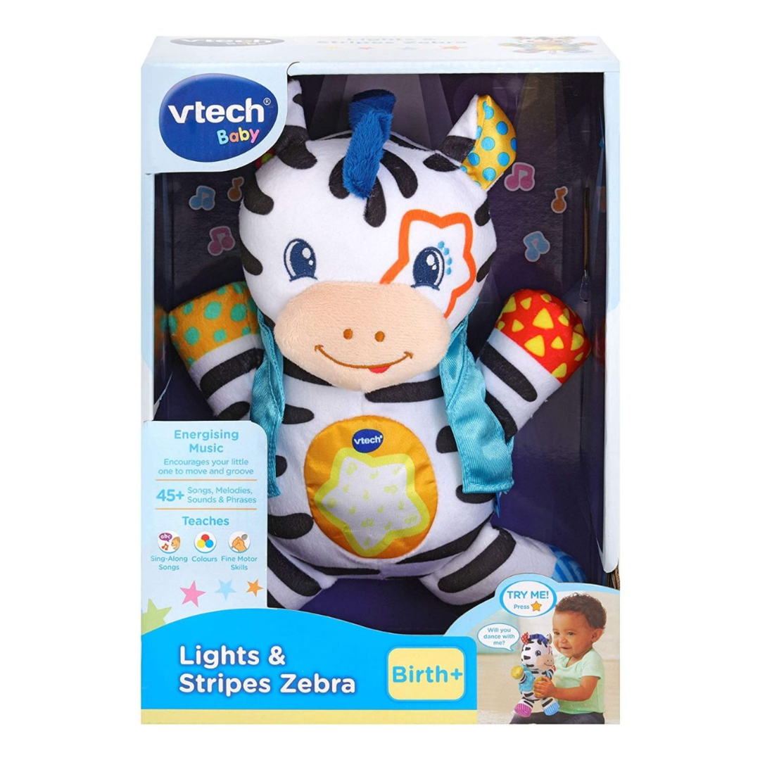 Vtech Lights & Stripes Zebra Baby Toy