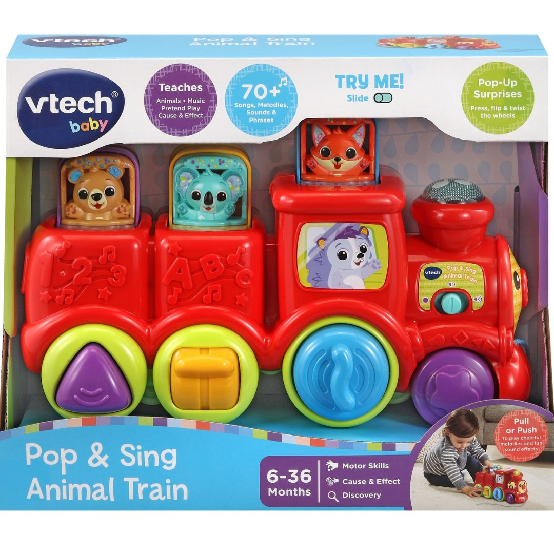 Vtech Pop & Sing Animal Train 6-36m