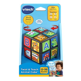 Vtech Baby Twist & Teach Animal Cube +18m