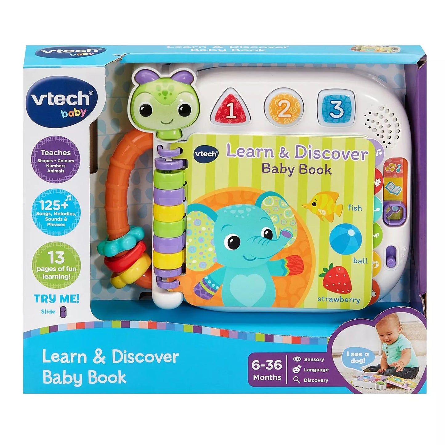 Vtech Baby Learn & Discover Baby Book +6m