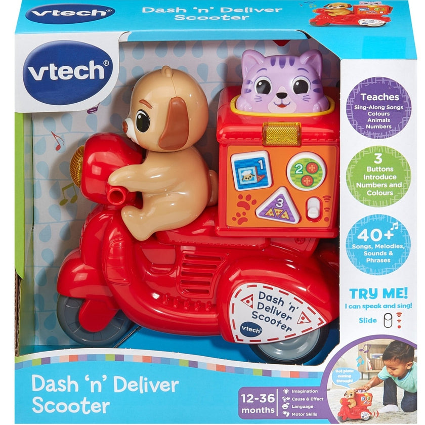 Vtech Dash 'N’ Deliver Scooter 12-36m