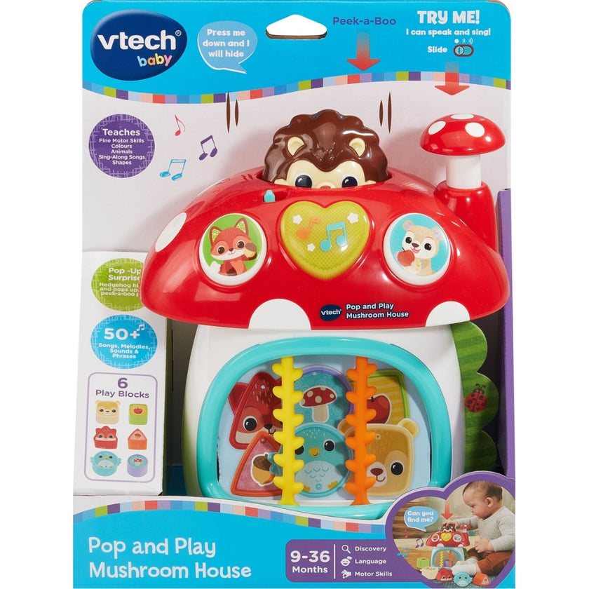 Vtech Pop And Play Mushroom House 9-36m