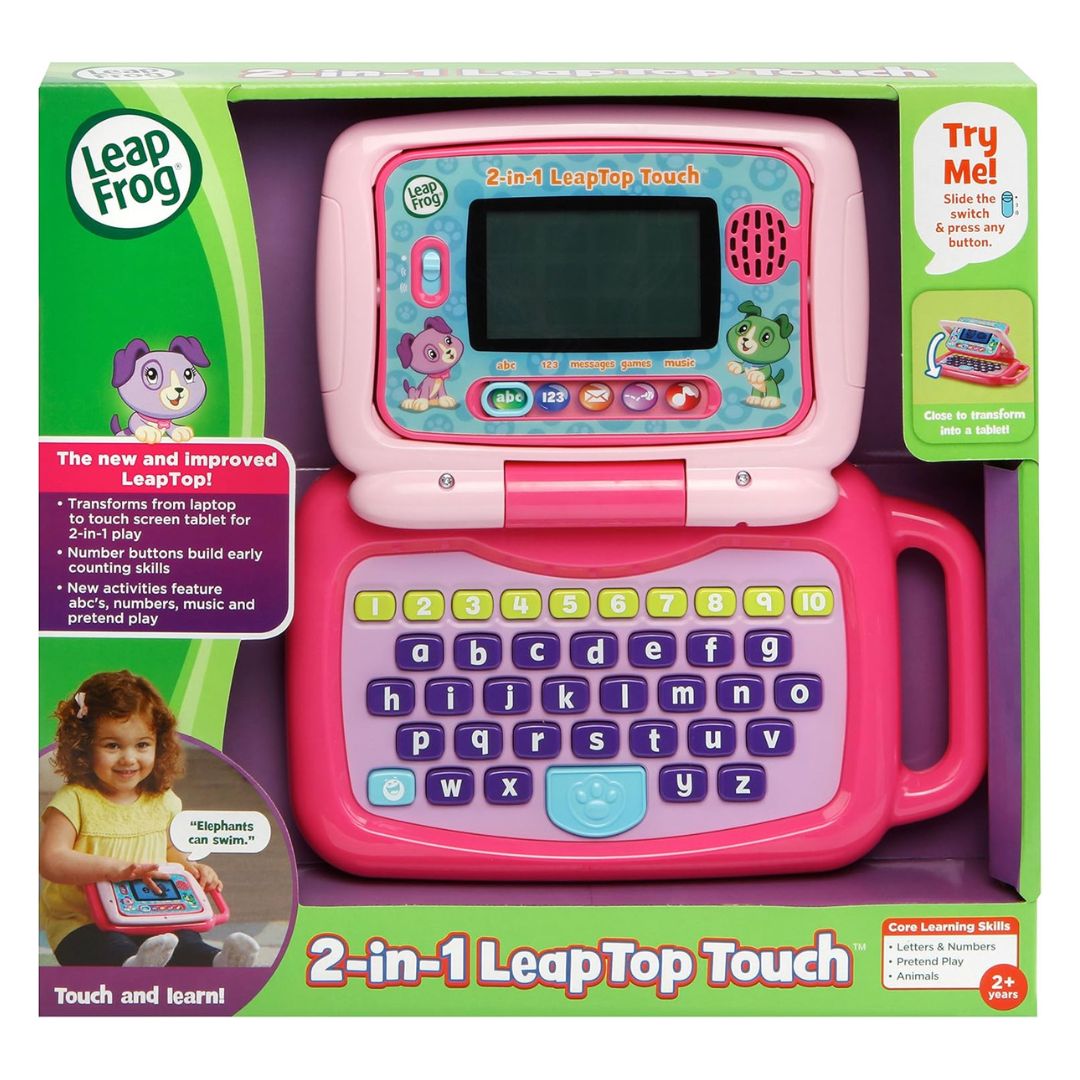 LeapFrog 2-In-1 LeapTop Touch Pink +2y