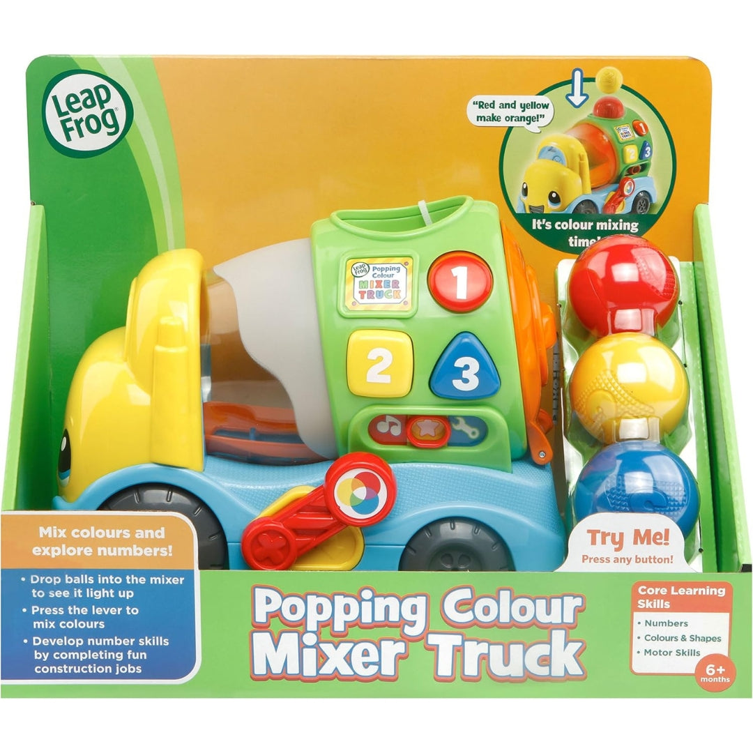 LeapFrog - Popping Colour - Mixer Truck +6m