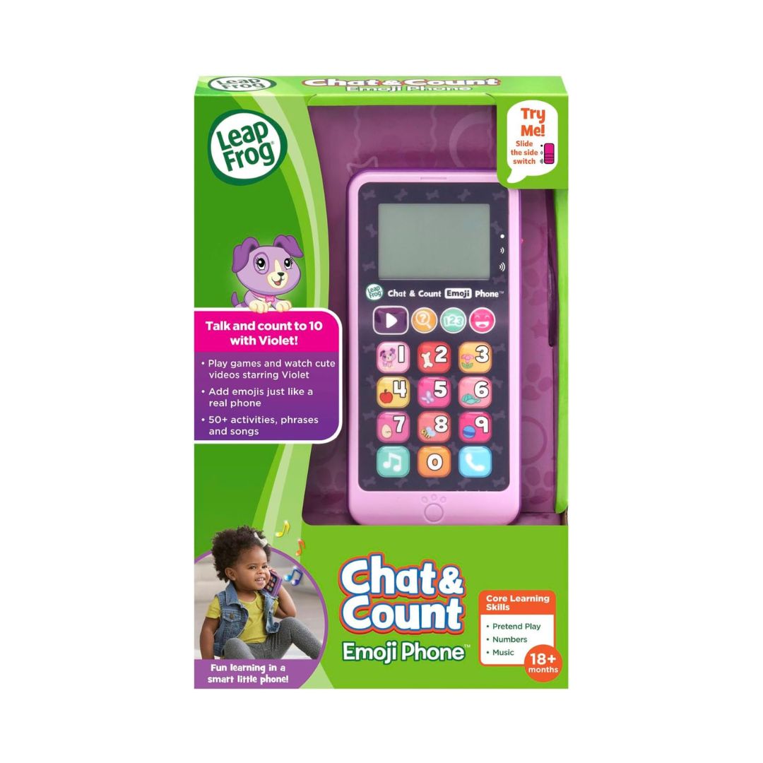 LeapFrog Chat & Count Smart Phone Purple +18m