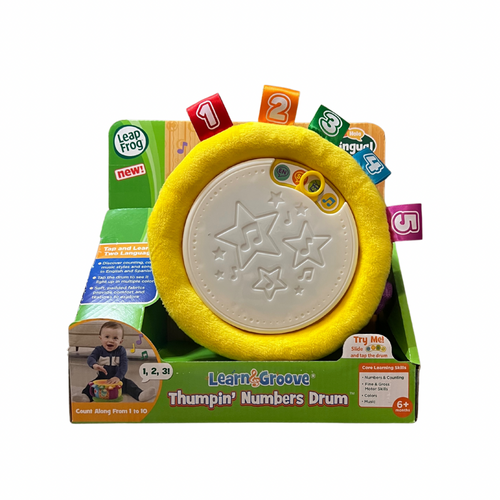 LeapFrog Learn & Groove Thumping Numbers Drum 6-24m