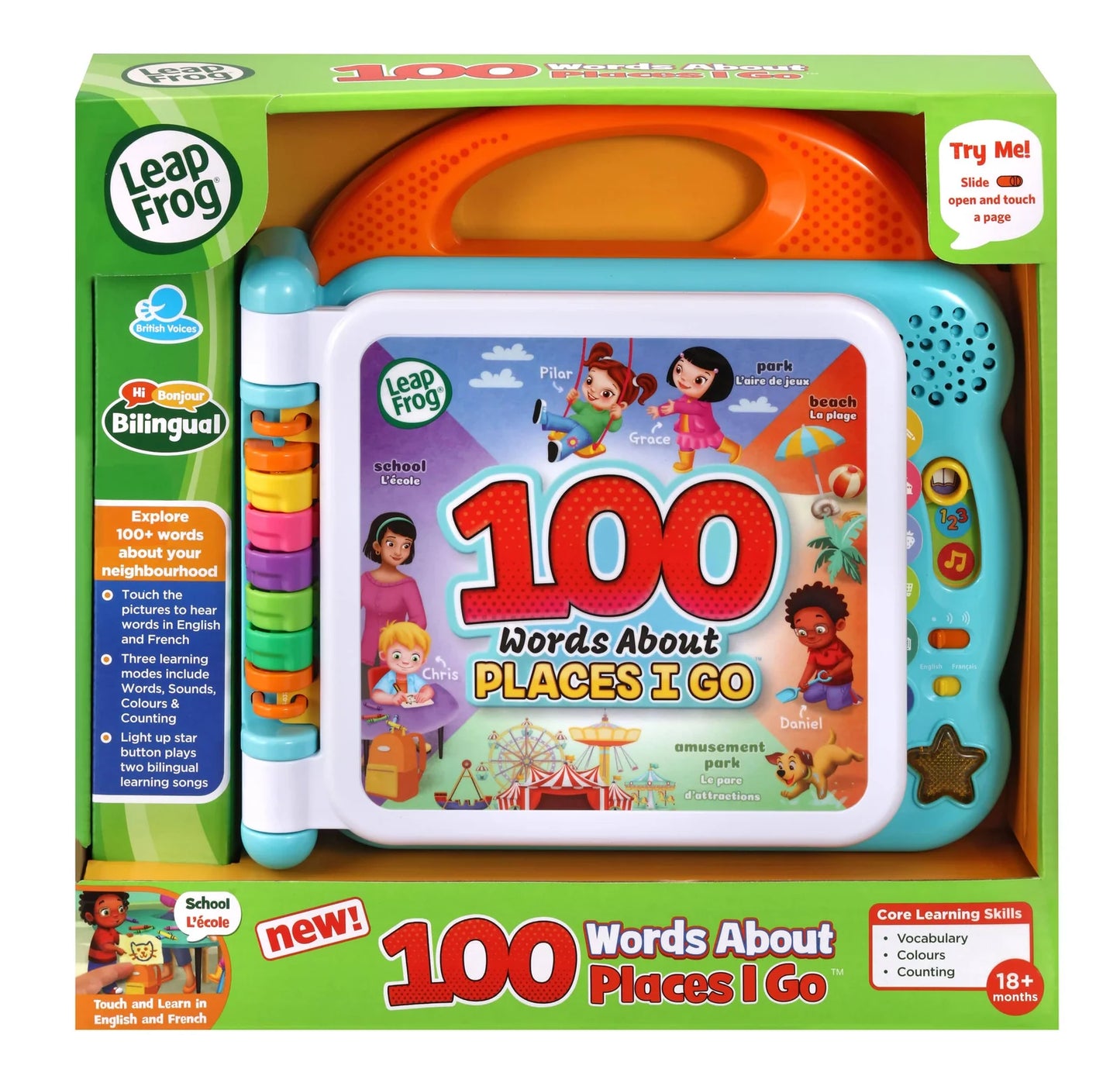 LeapFrog 100 Words About Places I Go +18m