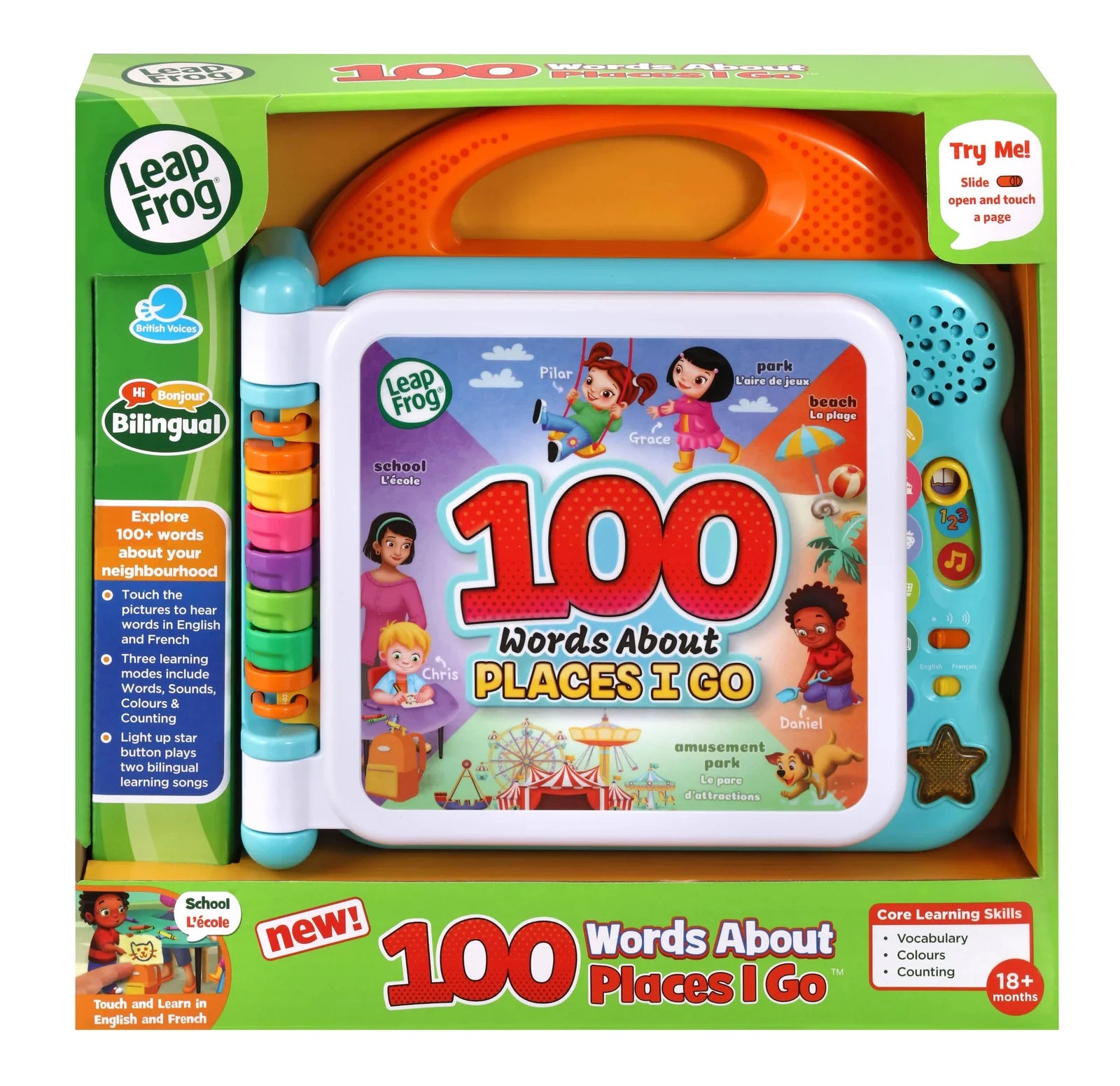 LeapFrog 100 Words About Places I Go +18m