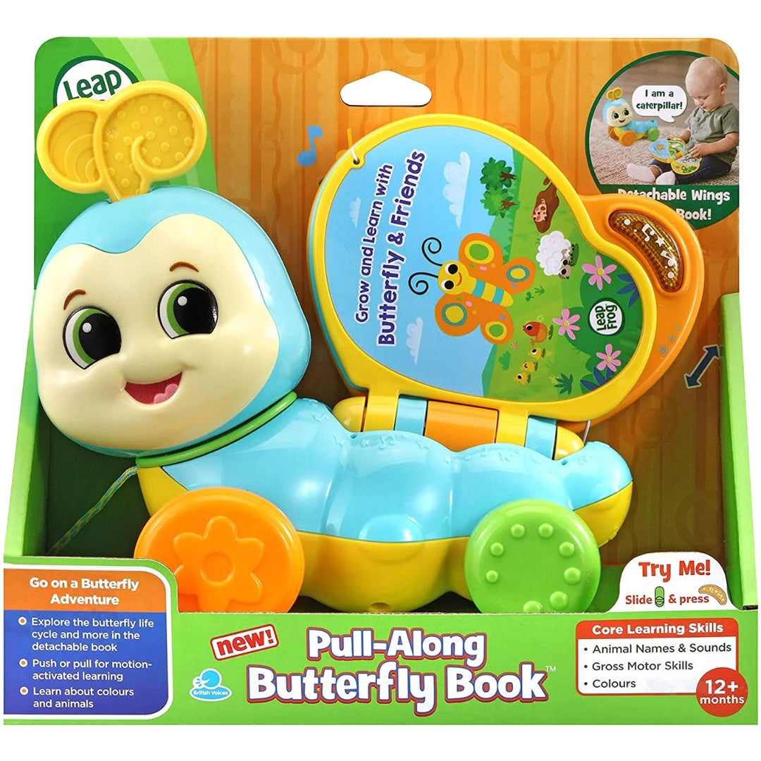 LeapFrog Pull-Along Butterfly Book +12m