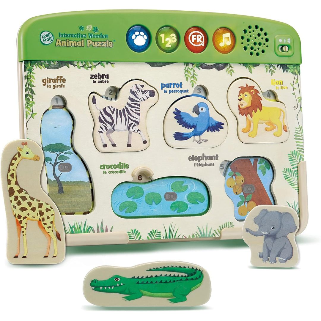 LeapFrog Interactive Wooden Animal Puzzle +2y