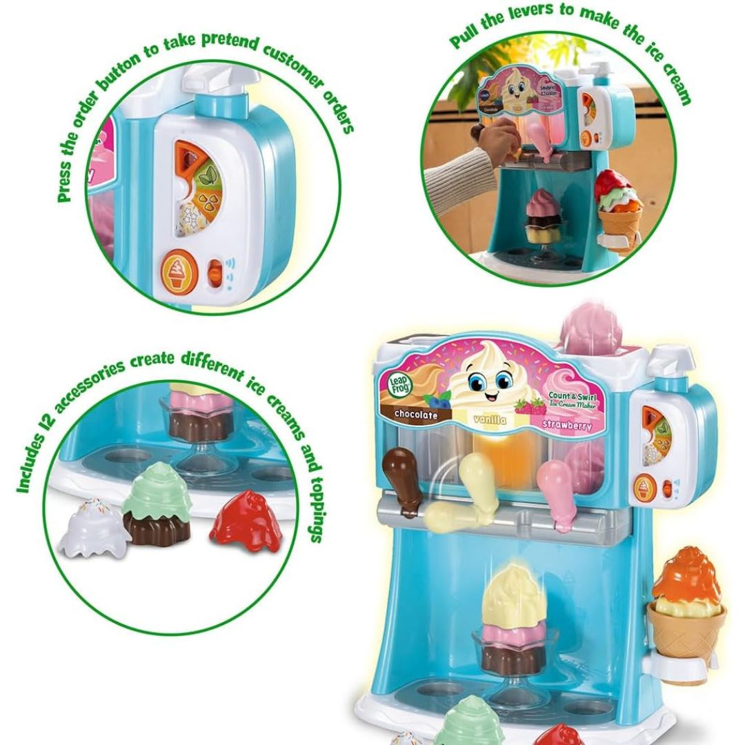 LeapFrog Count & Swirl Ice Cream Maker +2y