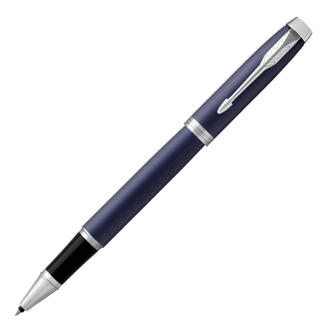 Parker IM Rollerball Pen Matte Blue & Chrome Trim