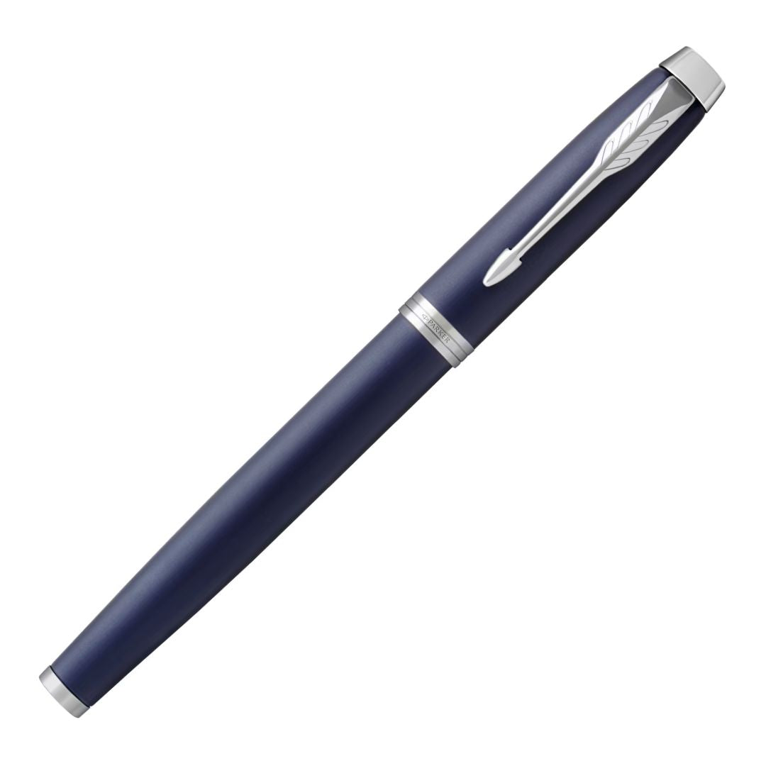 Parker IM Rollerball Pen Matte Blue & Chrome Trim