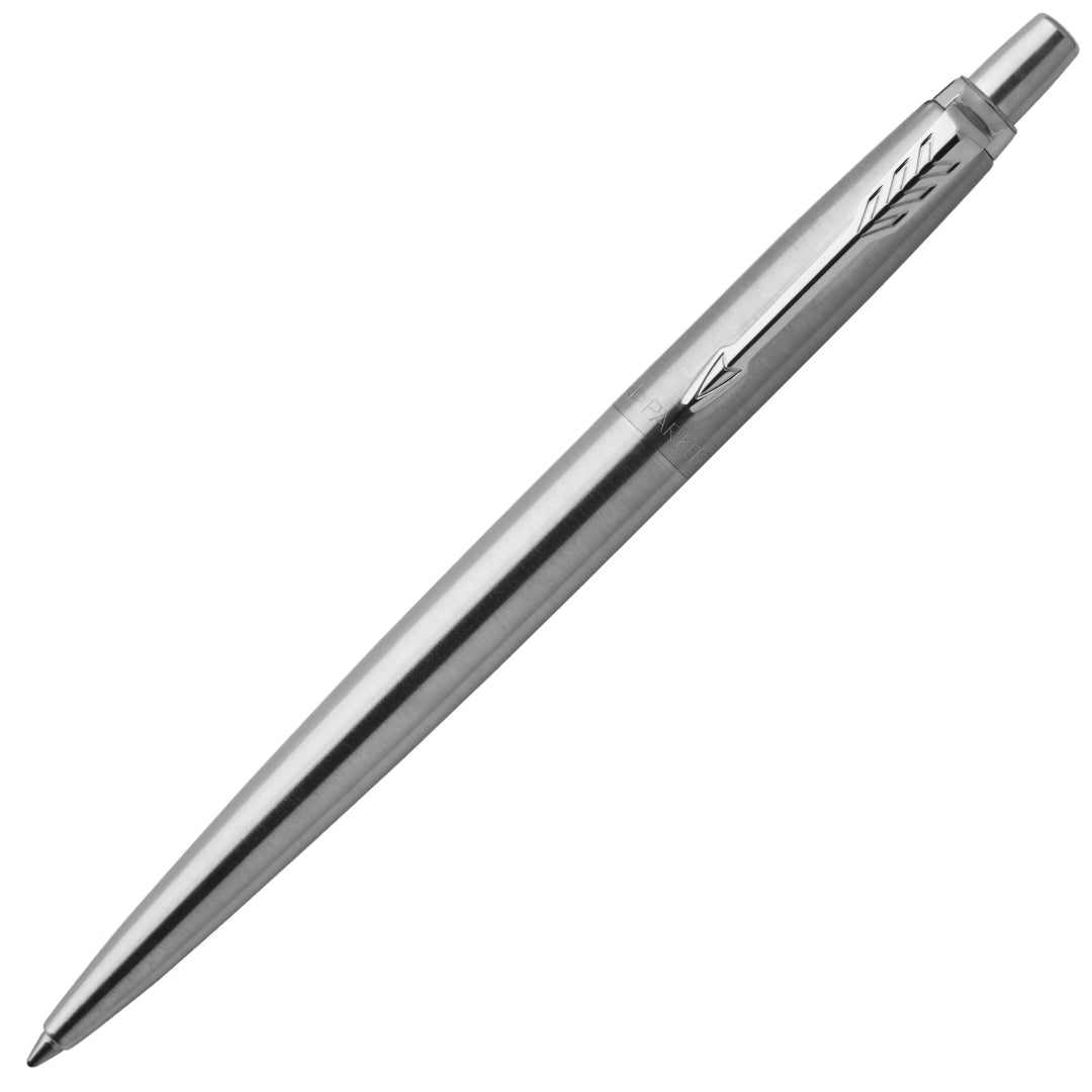 Parker Jotter Ballpoint Pen M Blue Ink - Stainless Steel
