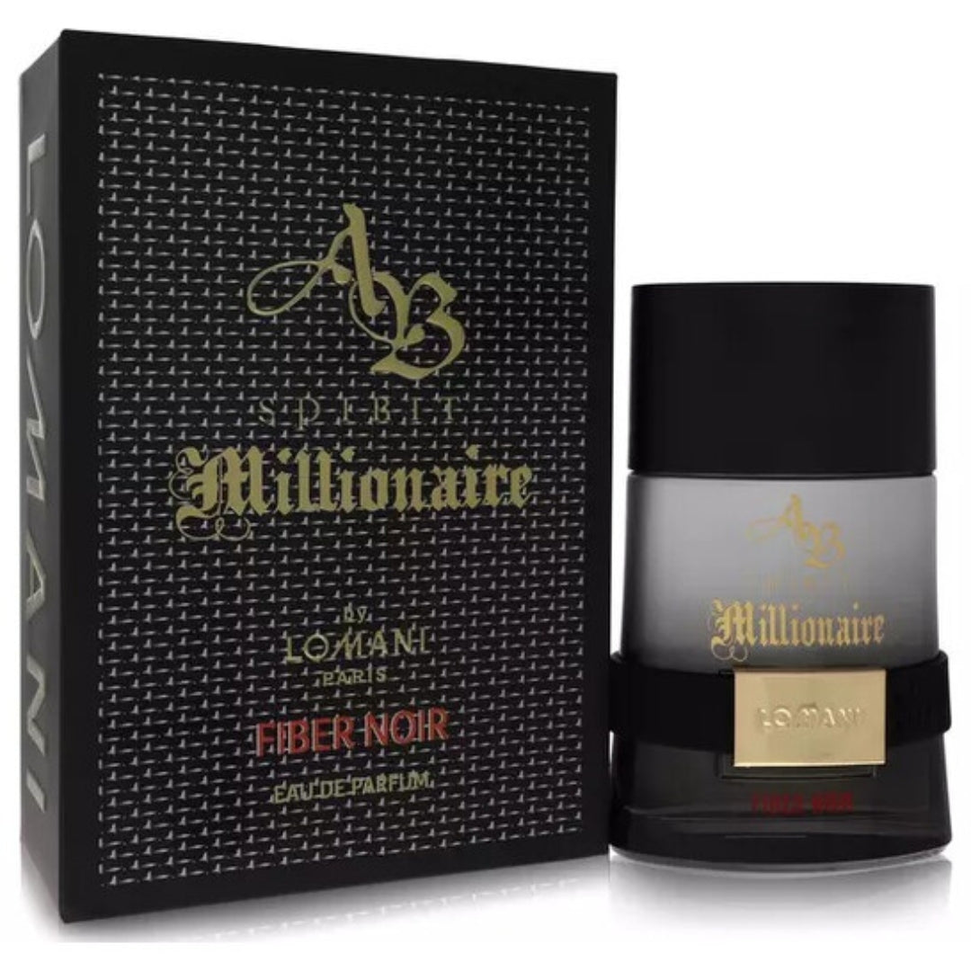 Lomani AB Spirit Millionaire Masculine Eau De Parfum 100ml - Fiber Noir