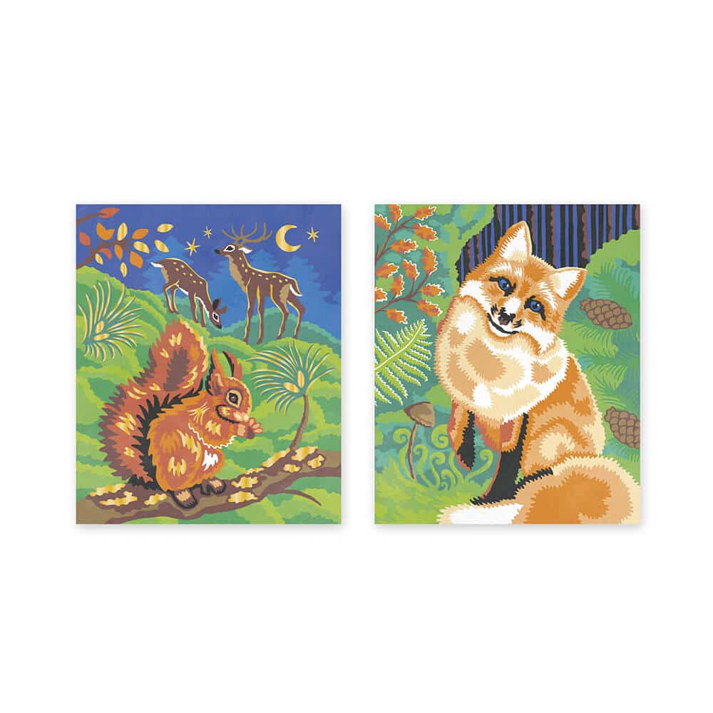 Janod Paint By Numbers Forest Animals