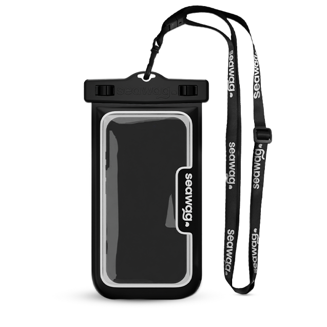 Seawag Waterproof Case For Smartphone Up To 6.8" - Black & White