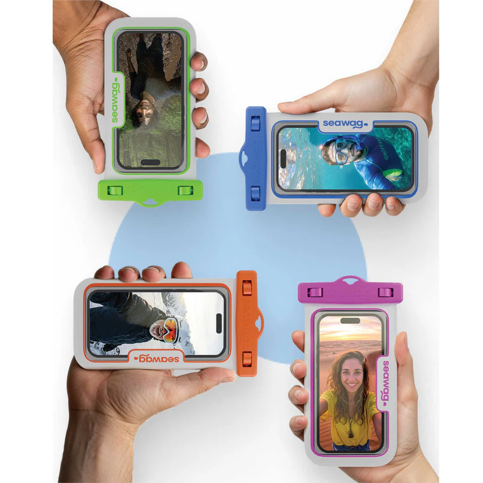 Seawag Waterproof Case For Smartphone Up To 6.8" - Orange & Black