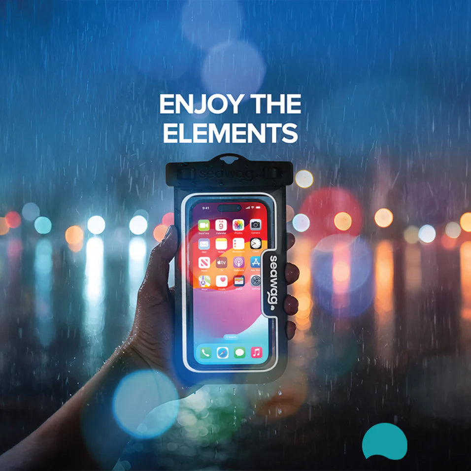 Seawag Waterproof Case For Smartphone Up To 6.8" - Pink & Black