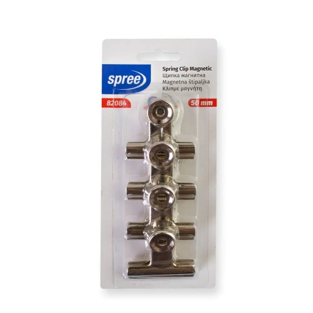 Spree Spring Clip Magnetic 50mm x 4pcs