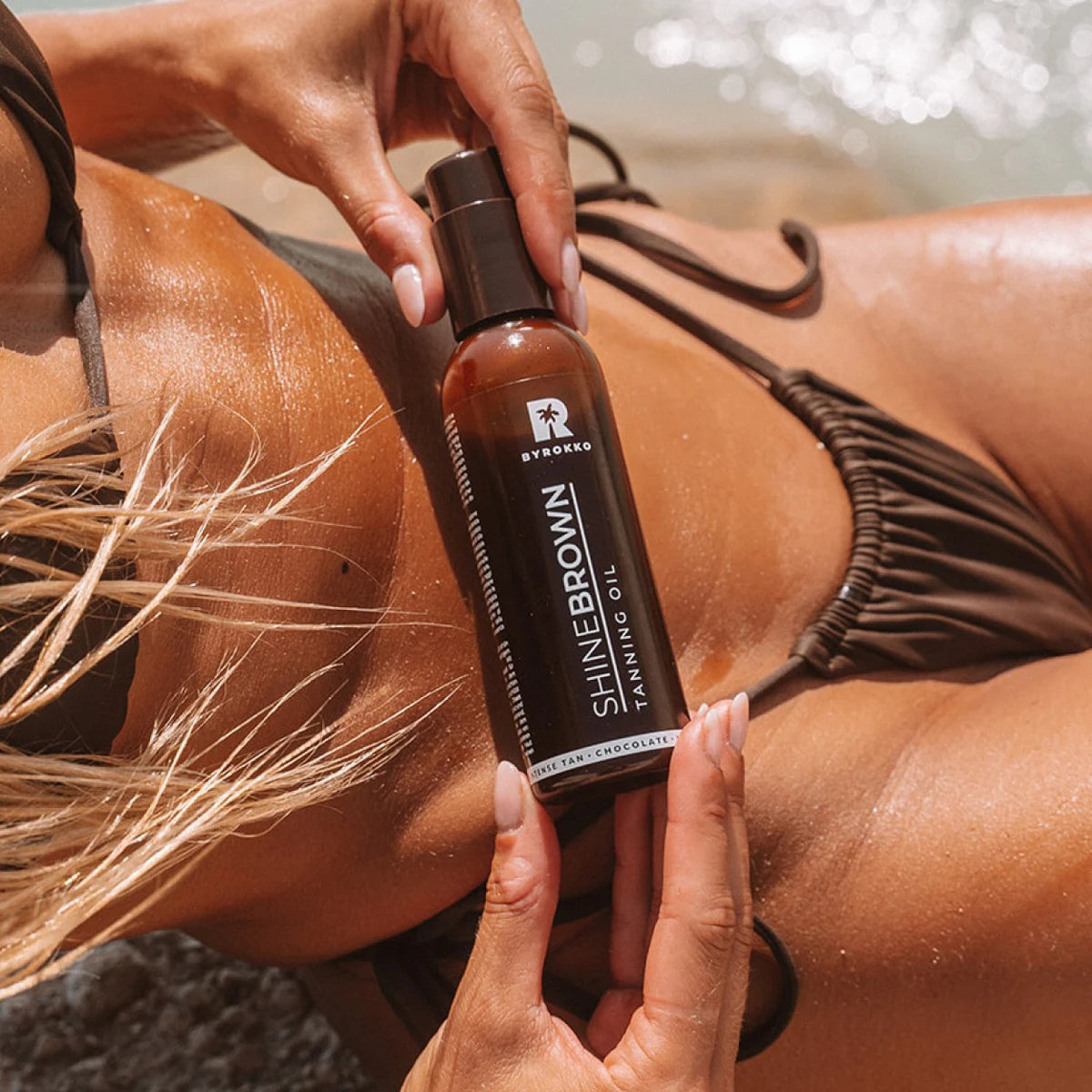 ByRokko - Shine Brown 145ml - Tanning Oil - Chocolate