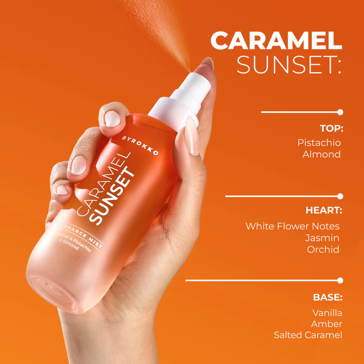 ByRokko - Fragrance Mist 150ml - Caramel Sunset Body Mist