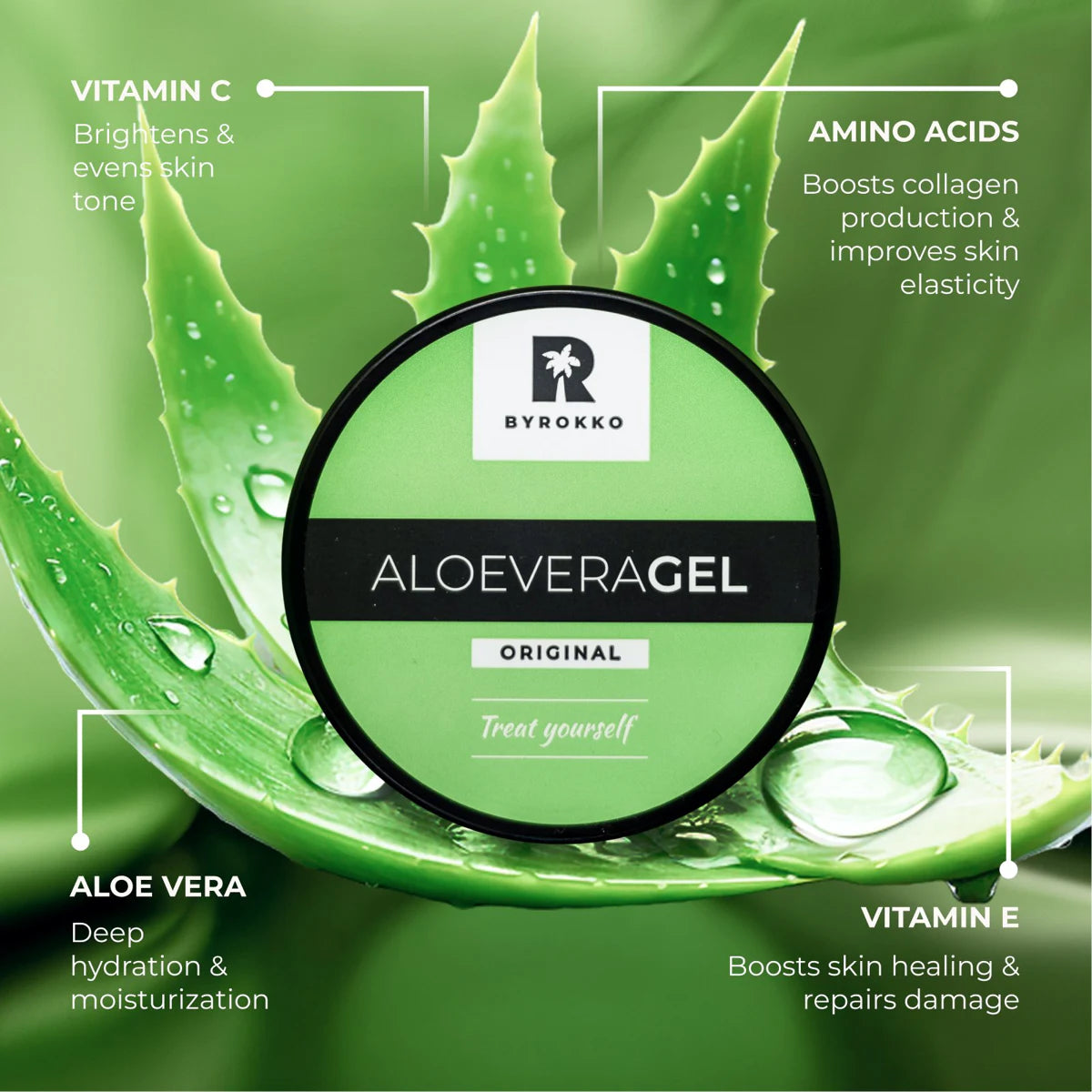 ByRokko - Aloe Vera Gel 215ml