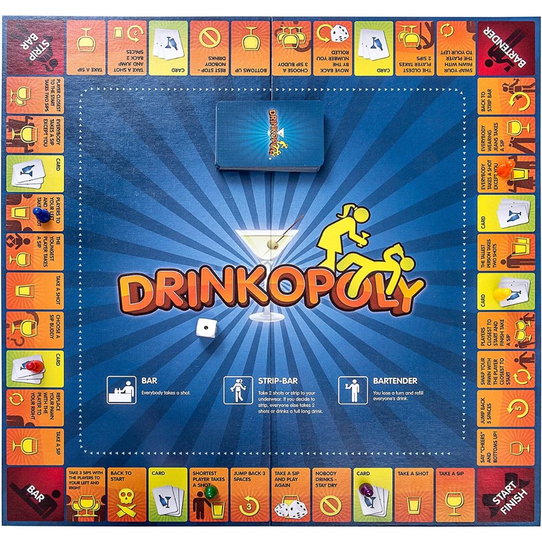 Drinkopoly Board Game +18y