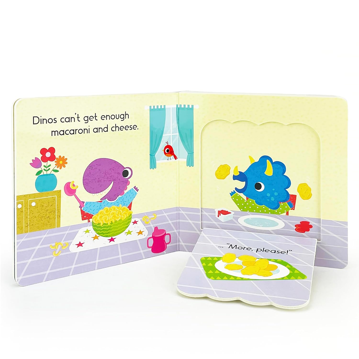 Dinos Love Donuts - A Lift-A-Flap Board Book