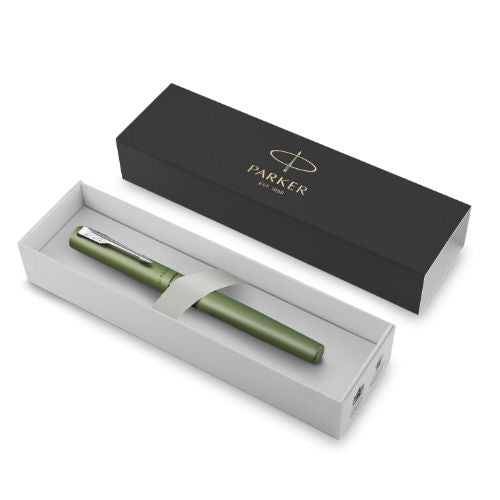 Parker Vector XL Rollerball Pen F Black Ink - Green