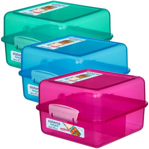 Sistema Lunch Lunch Cube Lunchbox 1.4L - Various Colours