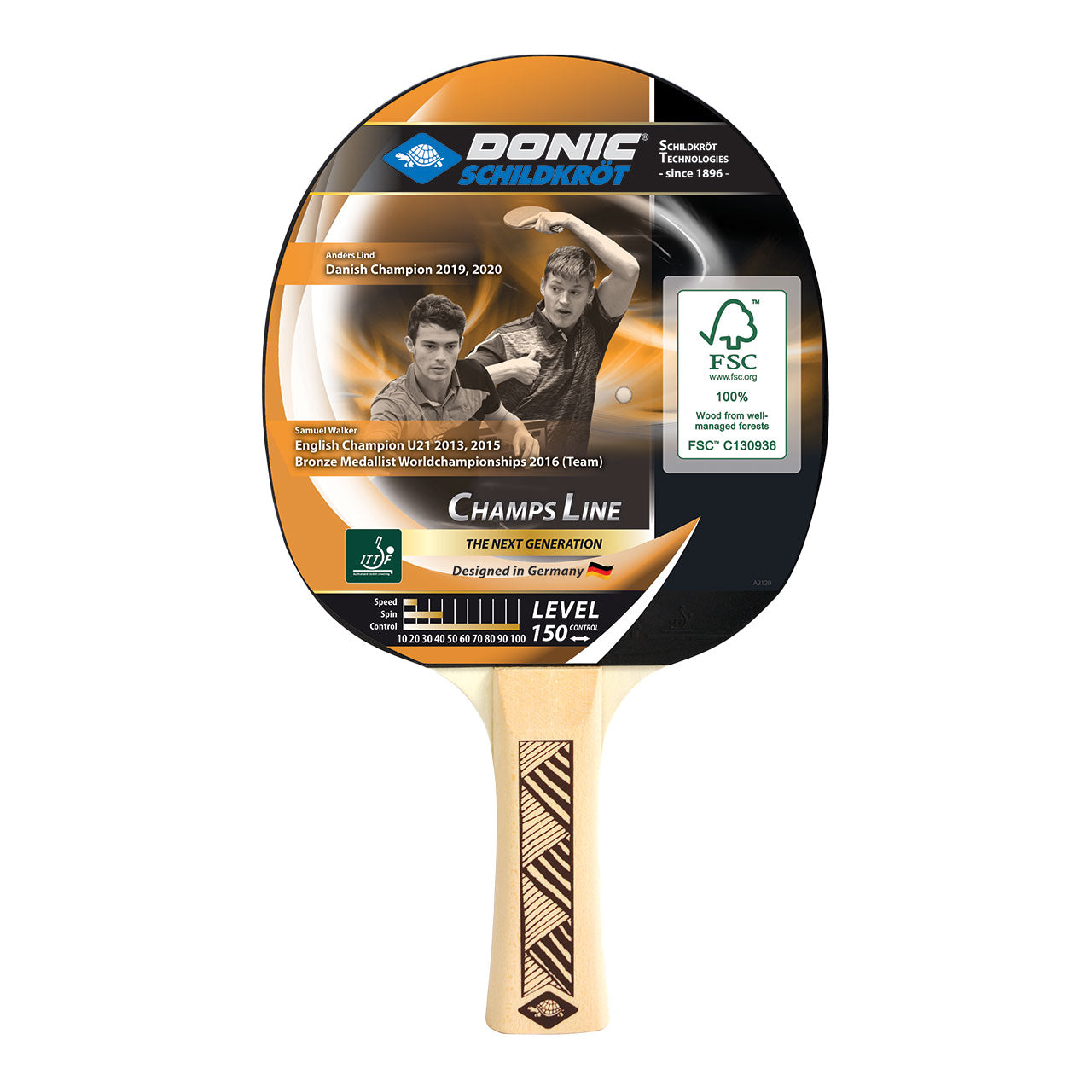 Donic Waldner Line Table Tennis Bat - Level 150
