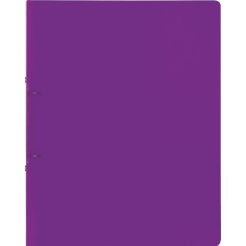 A4 Brunnen Fact! Plastic 2 Ring File 25mm - Violet