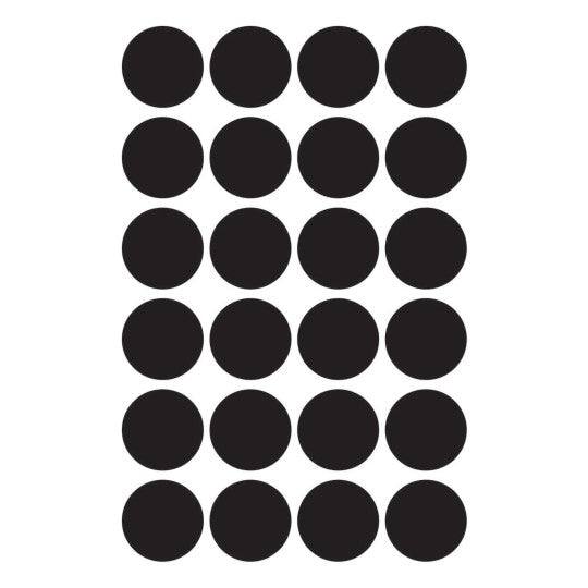 Avery Marking Dots Stickers 18 mm A Pack Of 96pcs Black